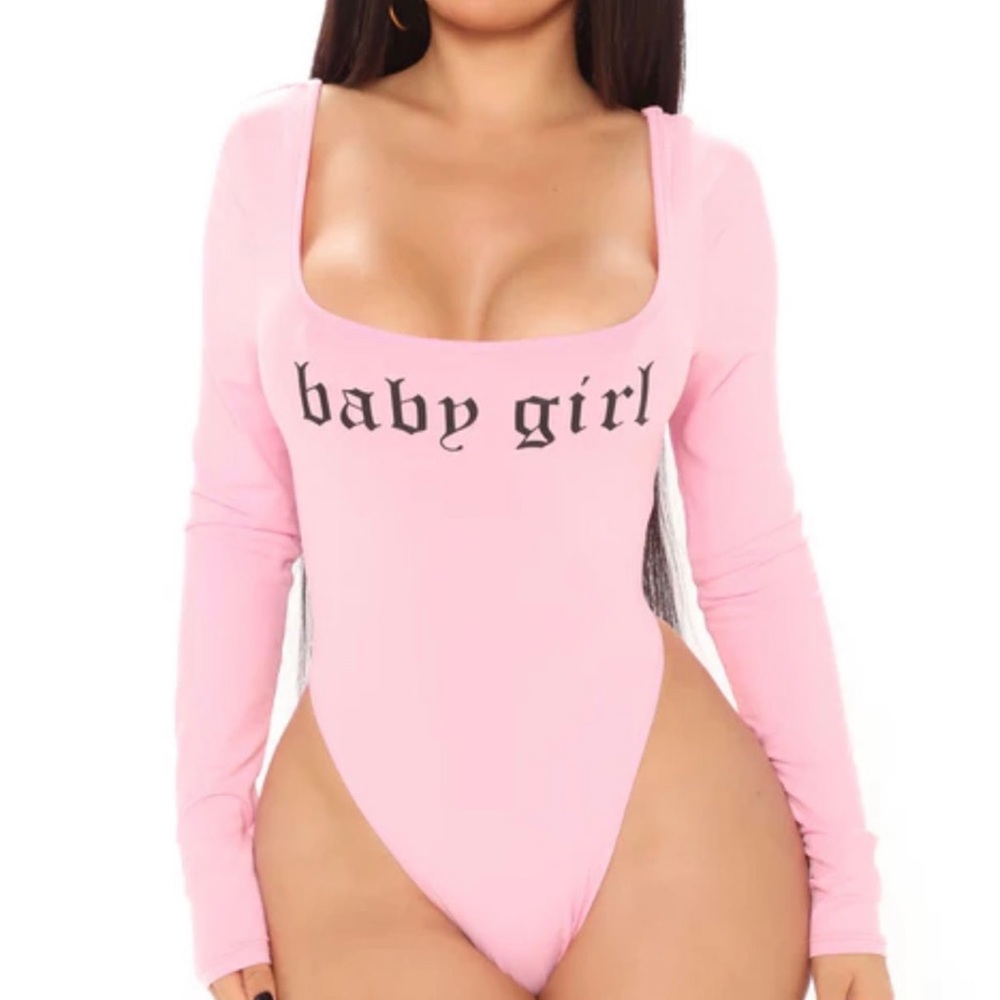 Baby Girl Pink Bodysuit